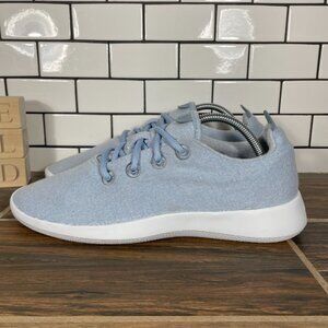 allbirds Wool Runner Shoes Mens Size 10 Frost Pale Blue Everyday Low Top Sneaker